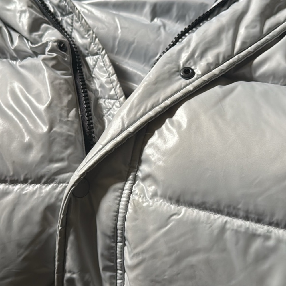 Silver Puffer Jacket